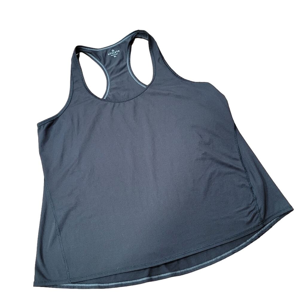 Athleta Racerback Tank Slight Hi Low Hem Size XL